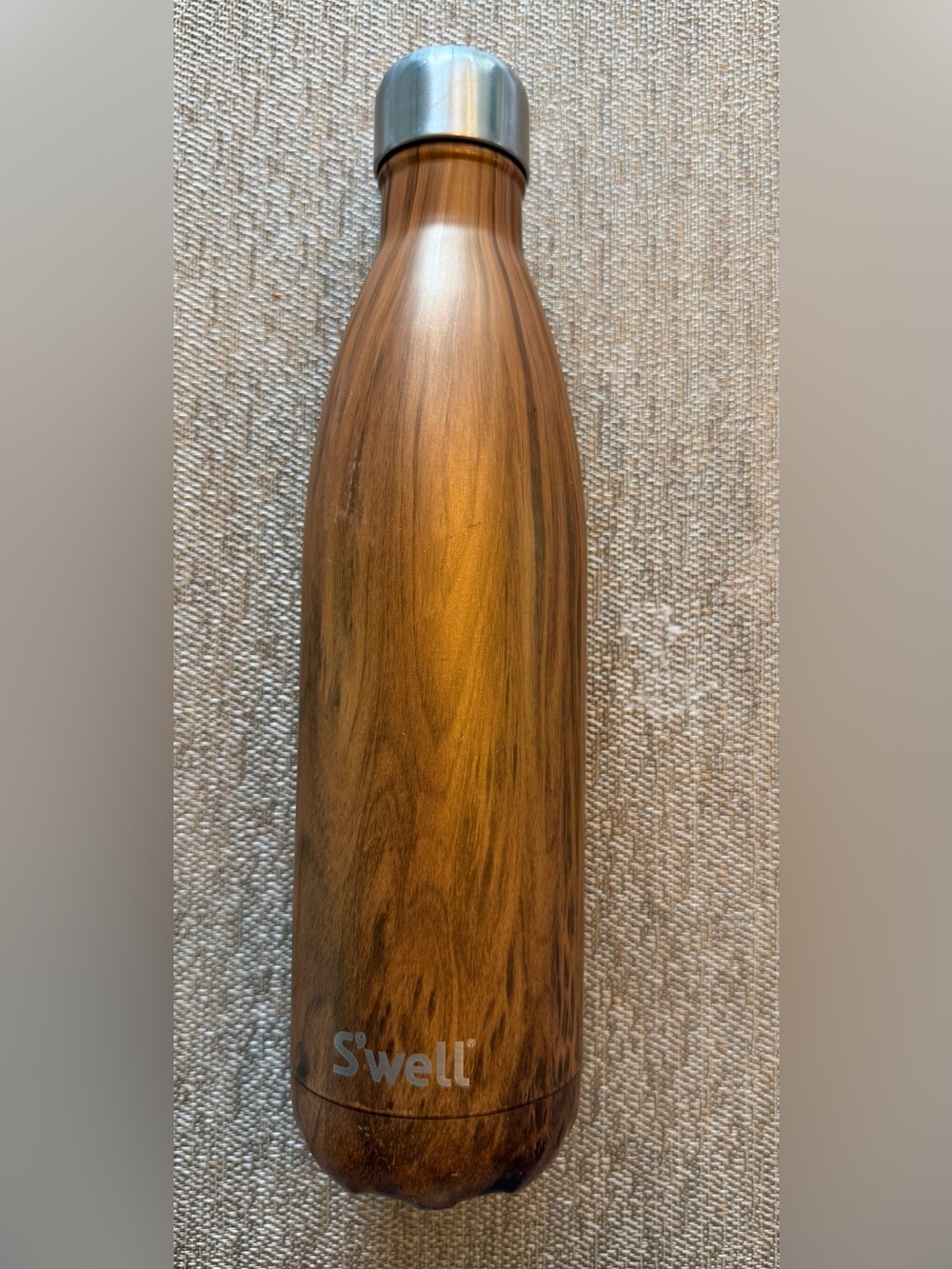 S'well Woodgrain Stainless Steel Bottle - Brown